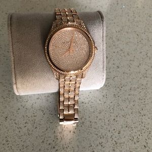 Michael Kors Swarovski Crystal Rose Gold Watch